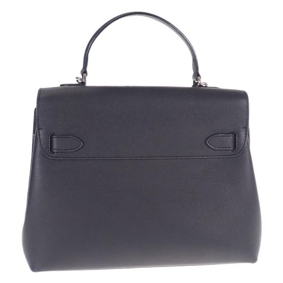 Louis Vuitton LockMe Ever BB 2 Way Bag Calfskin Black Silver Hardware - Picture 3 of 11